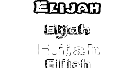 Coloriage Elijah