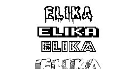 Coloriage Elika