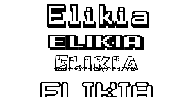 Coloriage Elikia