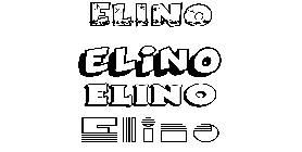 Coloriage Elino