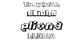 Coloriage Eliona