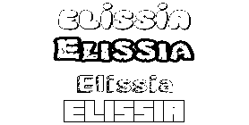 Coloriage Elissia