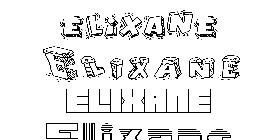 Coloriage Elixane