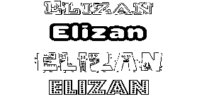 Coloriage Elizan