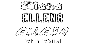 Coloriage Ellena