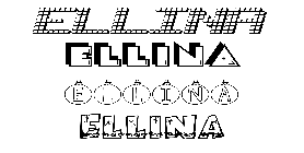 Coloriage Ellina