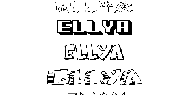 Coloriage Ellya