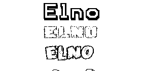 Coloriage Elno