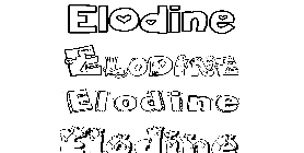 Coloriage Elodine