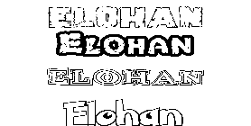 Coloriage Elohan