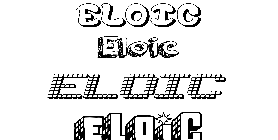 Coloriage Eloic