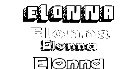 Coloriage Elonna