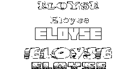 Coloriage Eloyse