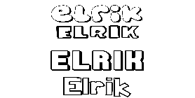 Coloriage Elrik