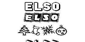 Coloriage Elso