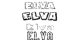Coloriage Elva