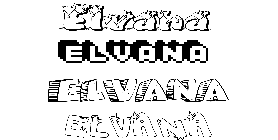 Coloriage Elvana