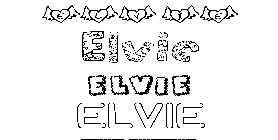 Coloriage Elvie