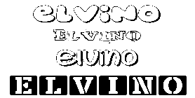 Coloriage Elvino