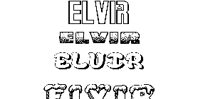 Coloriage Elvir