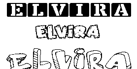 Coloriage Elvira