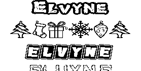 Coloriage Elvyne