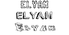 Coloriage Elyam