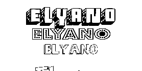 Coloriage Elyano