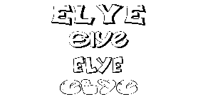 Coloriage Elye