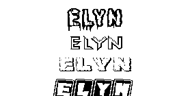 Coloriage Elyn