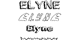 Coloriage Elyne