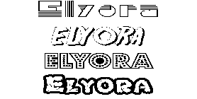 Coloriage Elyora