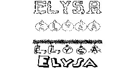Coloriage Elysa