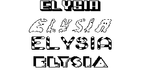 Coloriage Elysia