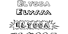 Coloriage Elyssa