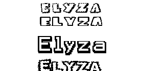 Coloriage Elyza