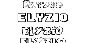 Coloriage Elyzio
