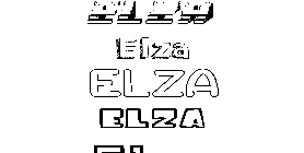 Coloriage Elza