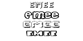 Coloriage Emee
