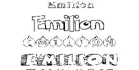 Coloriage Emilion