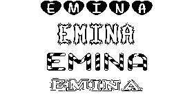 Coloriage Emina