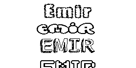 Coloriage Emir