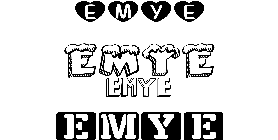 Coloriage Emye