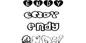 Coloriage Endy