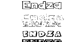 Coloriage Endza