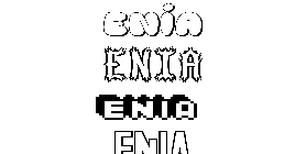 Coloriage Enia