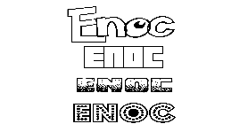 Coloriage Enoc