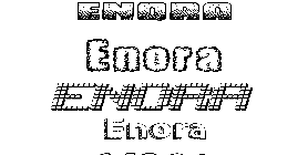 Coloriage Enora