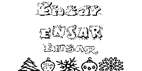 Coloriage Ensar