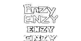 Coloriage Enzy